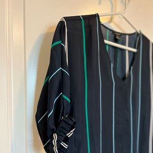 Ann Taylor navy blue blouse! Perfect for those gloomy days in the office.